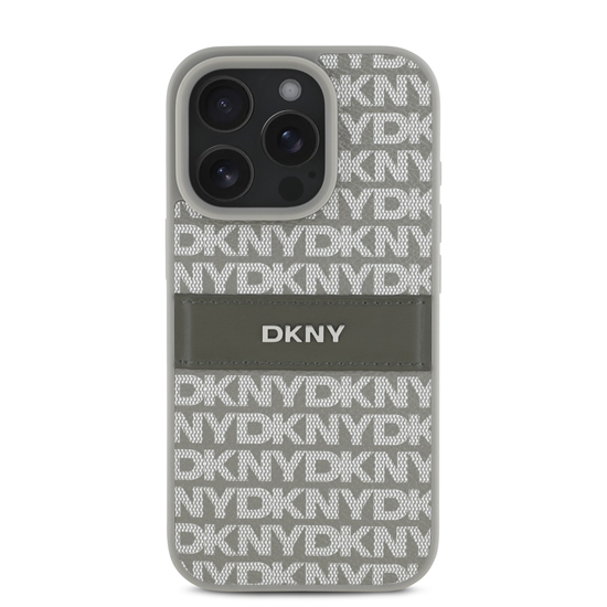 Picture of DKNY PU Leather Repeat Pattern Tonal Stripe Case f
