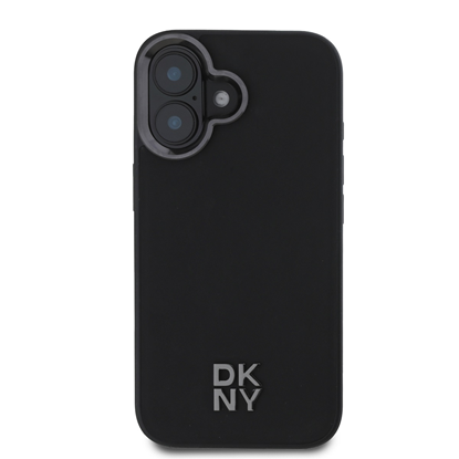 Attēls no DKNY PU Leather Stack Logo Magsafe Case for iPhone