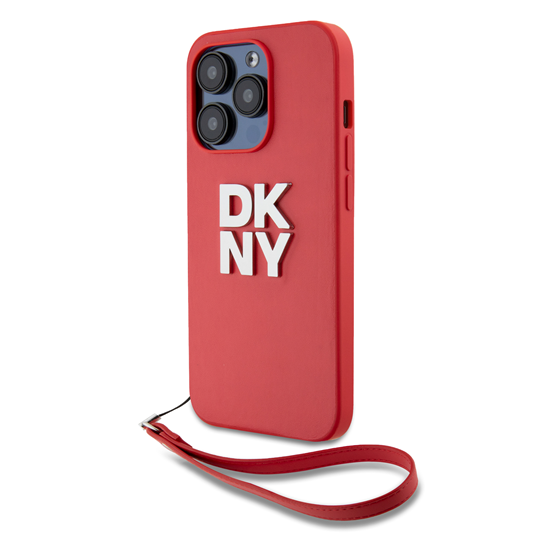 Picture of DKNY PU Leather Stack Logo Wrist Strap Case for iP