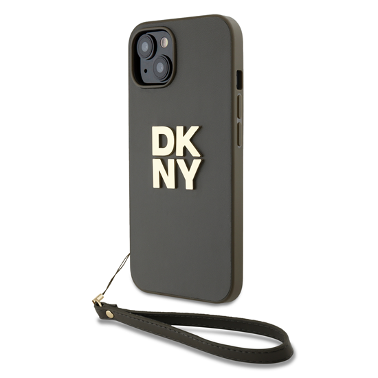 Picture of DKNY PU Leather Stack Logo Wrist Strap Case for iP