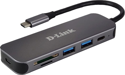 Attēls no D-Link DUB-2325 dokstacija USB Veids-C Pelēks