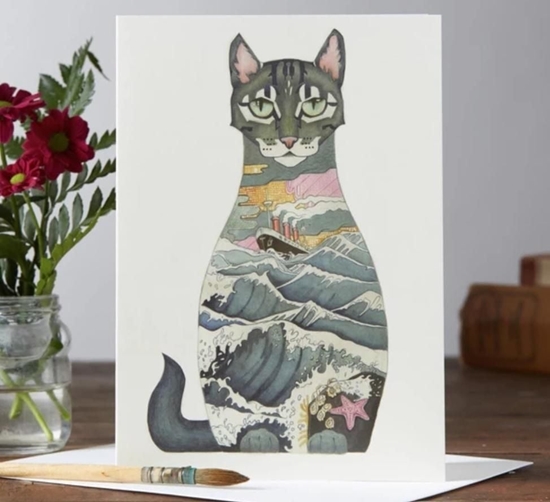 Picture of DM Collection Karnet A018 B6 + koperta Morski kot