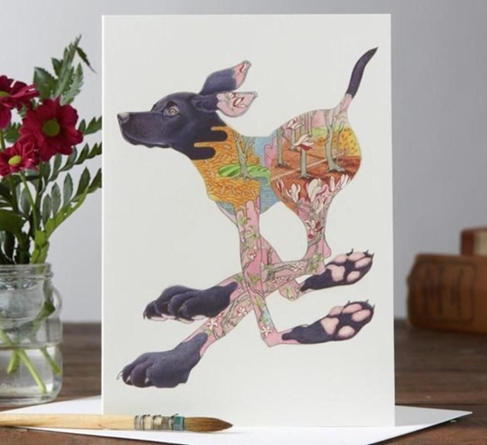 Picture of DM Collection Karnet A025 B6 + koperta Czarny labrador