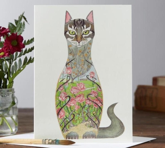 Picture of DM Collection Karnet A038 B6 + koperta Kot z róami