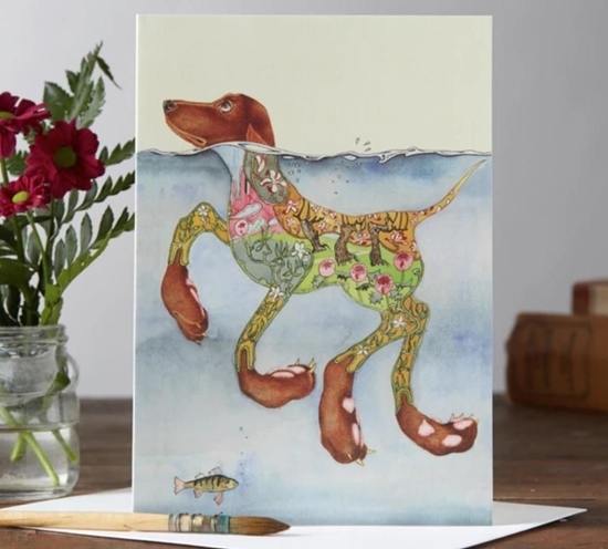 Picture of DM Collection Karnet A044 B6 + koperta Pywajcy pies