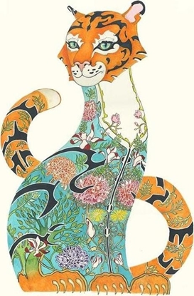 Attēls no DM Collection Karnet A089 B6 + koperta Tygrysica