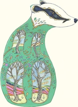 Picture of DM Collection Karnet A099 B6 + koperta Zielony borsuk