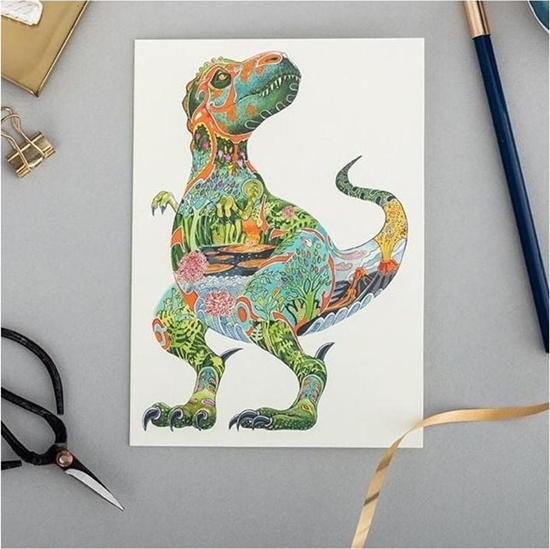 Picture of DM Collection Karnet A100 B6 + koperta Tyranozaur