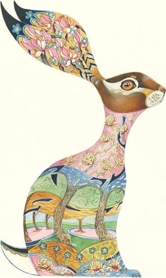 Picture of DM Collection Karnet A114 B6 + koperta Róowy zajc