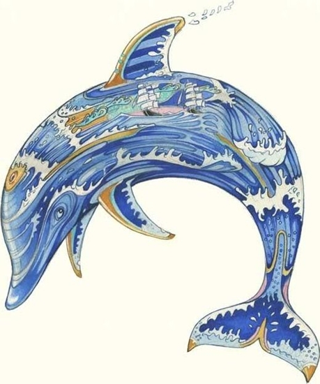 Picture of DM Collection Karnet A130 B6 + koperta Delfin