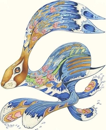 Picture of DM Collection Karnet A131 B6 + koperta Biegncy zajc