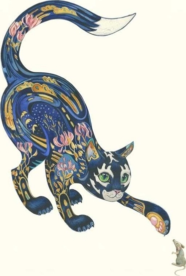 Picture of DM Collection Karnet A132 B6 + koperta Kot i mysz