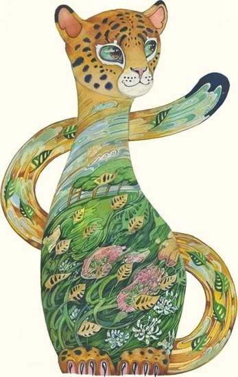 Picture of DM Collection Karnet A135 B6 + koperta Mody jaguar