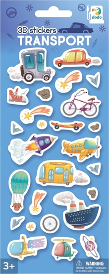 Picture of Dodo Naklejki 3D "Transport" Kolorowe I Rónorodne Naklejki Dla Najmdoszych