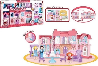 Picture of Domek dla lalek z figurkami i meblami wiato