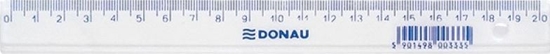 Изображение Donau Linijka 20cm, zawieszka, transparentna