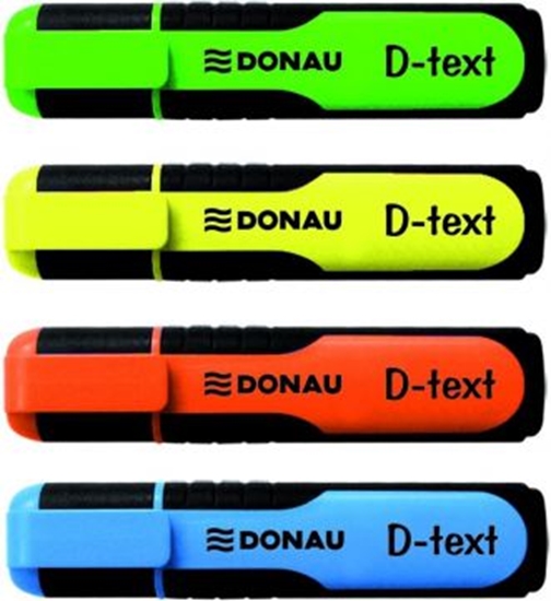 Picture of Donau Zakrelacz, textmarker kpl. 4 szt. w etui (14K122X)
