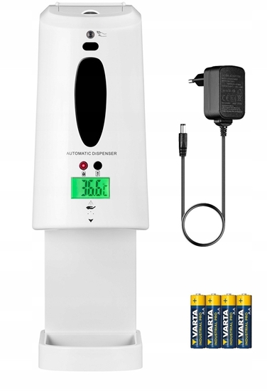 Изображение Dozownik do pynu dezynfekujcego z funkcj pomiaru temperatury D1300TAEUK
