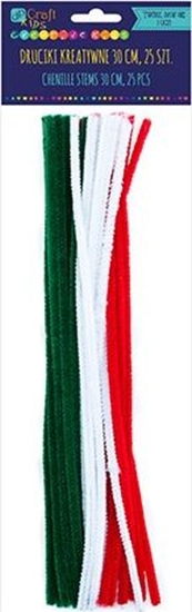 Picture of DP Craft Druciki kreatywne DPCRAFT 30cm mix 25szt. Dalprint