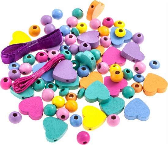 Изображение DP Craft Koraliki drewniane w soiczku 150szt