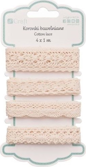 Изображение DP Craft Koronki baweniane DPCRAFT 4 x 1m Antique beige Dalprint