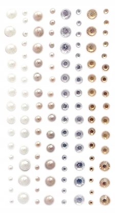 Picture of DP Craft Krysztaki i pery samoprzylepne 120 sztuk Nature Tones