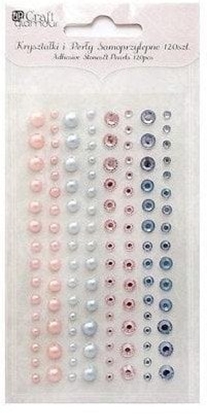 Picture of DP Craft Krysztaki i pery samoprzylepne 120 sztuk Sweet Pink&Blue