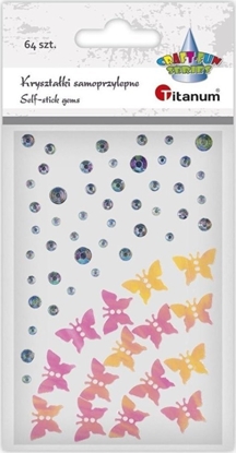 Picture of DP Craft Krysztaki samoprzylepne Motyle i dety 64szt
