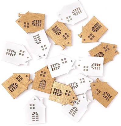 Изображение DP Craft Ksztaty z drewna samoprzylepne 16szt