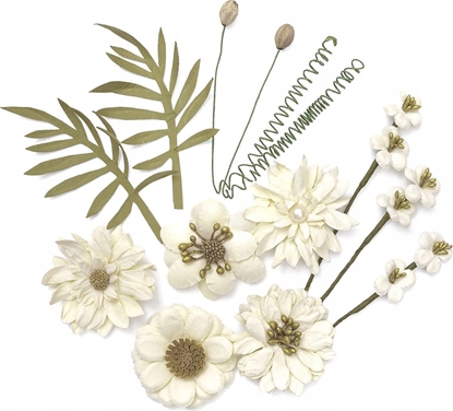 Picture of DP Craft Kwiaty papierowe DPCRAF 12 szt. Cream