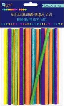 Picture of DP Craft Patyczki kreatywne DPCRAFT okrge kolorowe 15cm 50szt. Dalprint