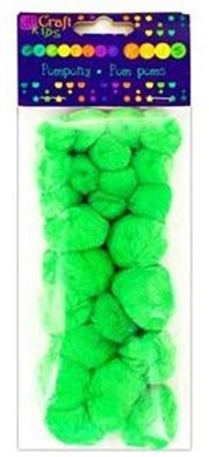Picture of DP Craft Pompony akrylowe mix Zielone