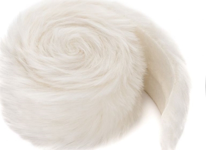 Attēls no DP Craft Tama z futrem DPCRAFT 6cm x 2m - kremowy Dalprint