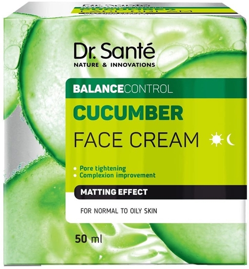 Picture of Dr. Sante Balance Control Krem Matujcy Do Skóry Normalnej i Przetuszczajacej Si Ogórek 50ml