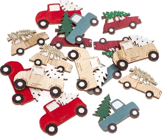 Изображение Drewniane auta z choink 15szt