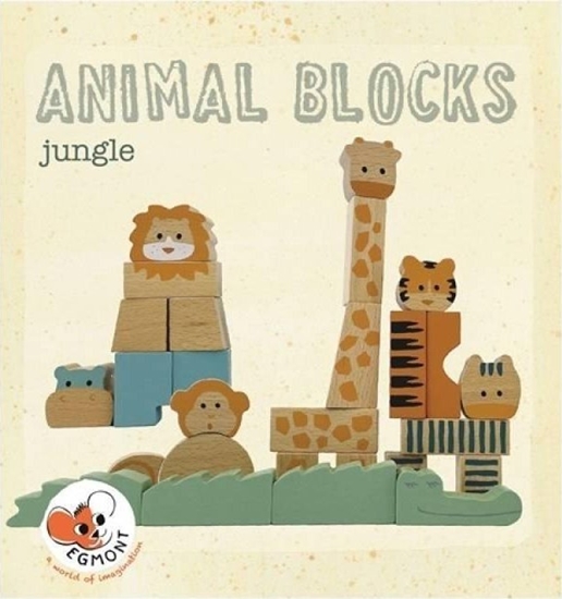 Picture of Drewniane klocki konstrukcyjne - Dungla