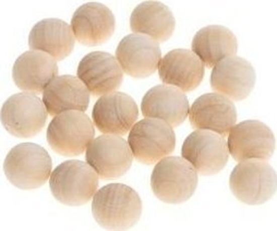 Picture of BREWIS Drewniane kulki bez otworu 14mm 25szt