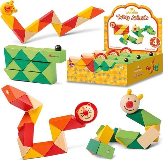 Picture of Drewniane skrtne zwierzta MIX