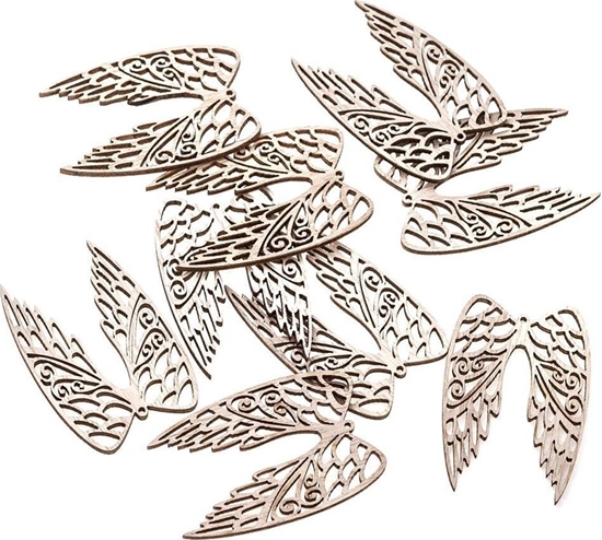 Picture of Drewniane skrzyda 6cm 9szt