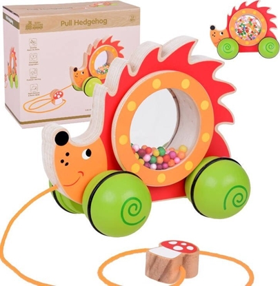 Picture of Drewniany Jeyk na kókach z kolorowymi kuleczkami zabawka ZA5379