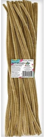 Picture of Druciki dekoracyjne 0,6x30cm beowe 50szt