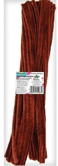 Picture of Druciki dekoracyjne 0,6x30cm brzowe 50szt