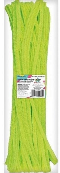 Picture of Druciki dekoracyjne 0,6x30cm fluo kanarkowe 50szt
