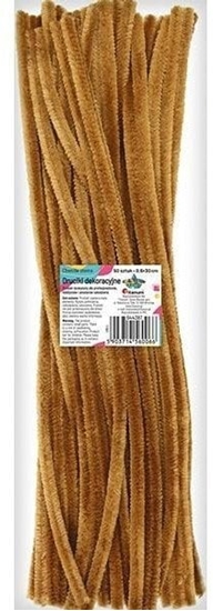 Picture of Druciki dekoracyjne 0,6x30cm jasnobrzowe 50szt