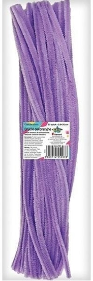 Picture of Druciki dekoracyjne 0,6x30cm liliowe 50szt