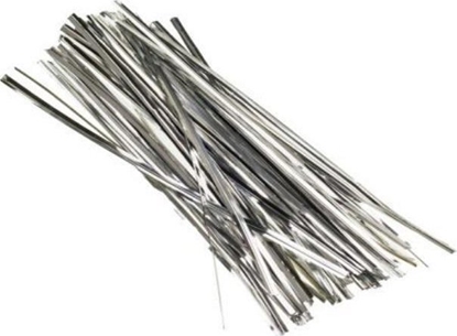 Picture of Druciki w plastiku srebrne 18cm 50szt