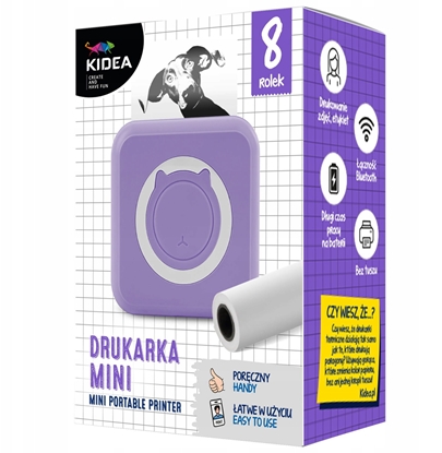 Изображение DRUKARKA TERMICZ BLUETOOTH 14X10X5 KIDEA A PUD