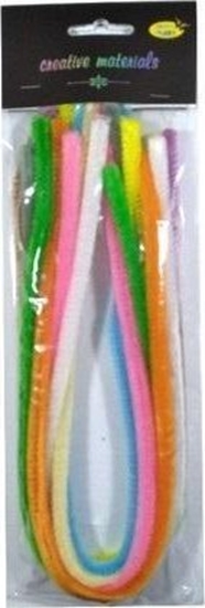 Picture of Druty chenille kolorowe 9mmx50cm 10szt