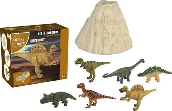 Picture of Dua figurka dinozaura - wykopalisko z wulkanu MIX