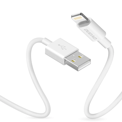 Attēls no Dudao cable USB | Lightning 3A 1m white (L1L white